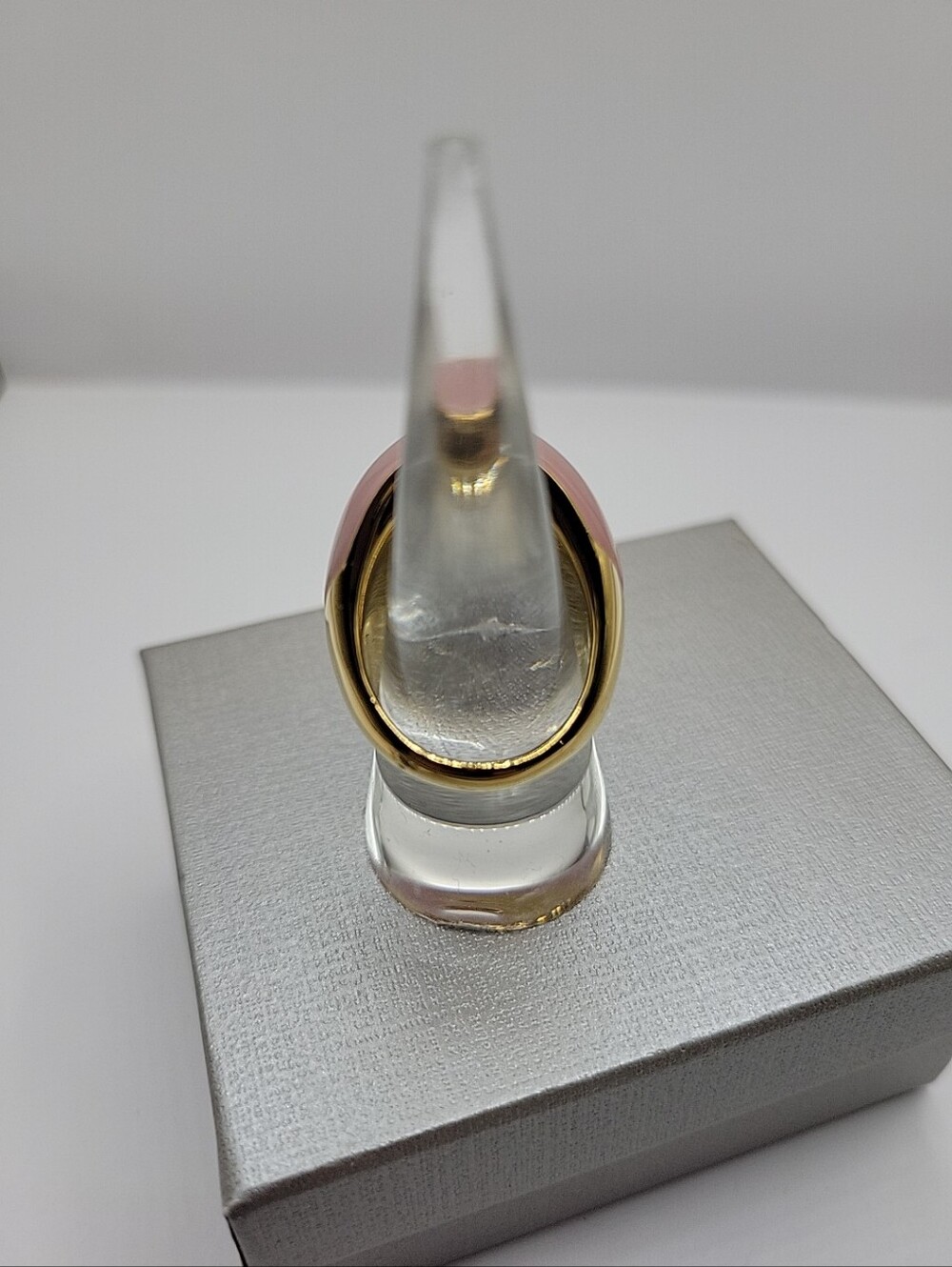 kate spade blush dome cocktail ring with gold band - Picture 7 of 7
